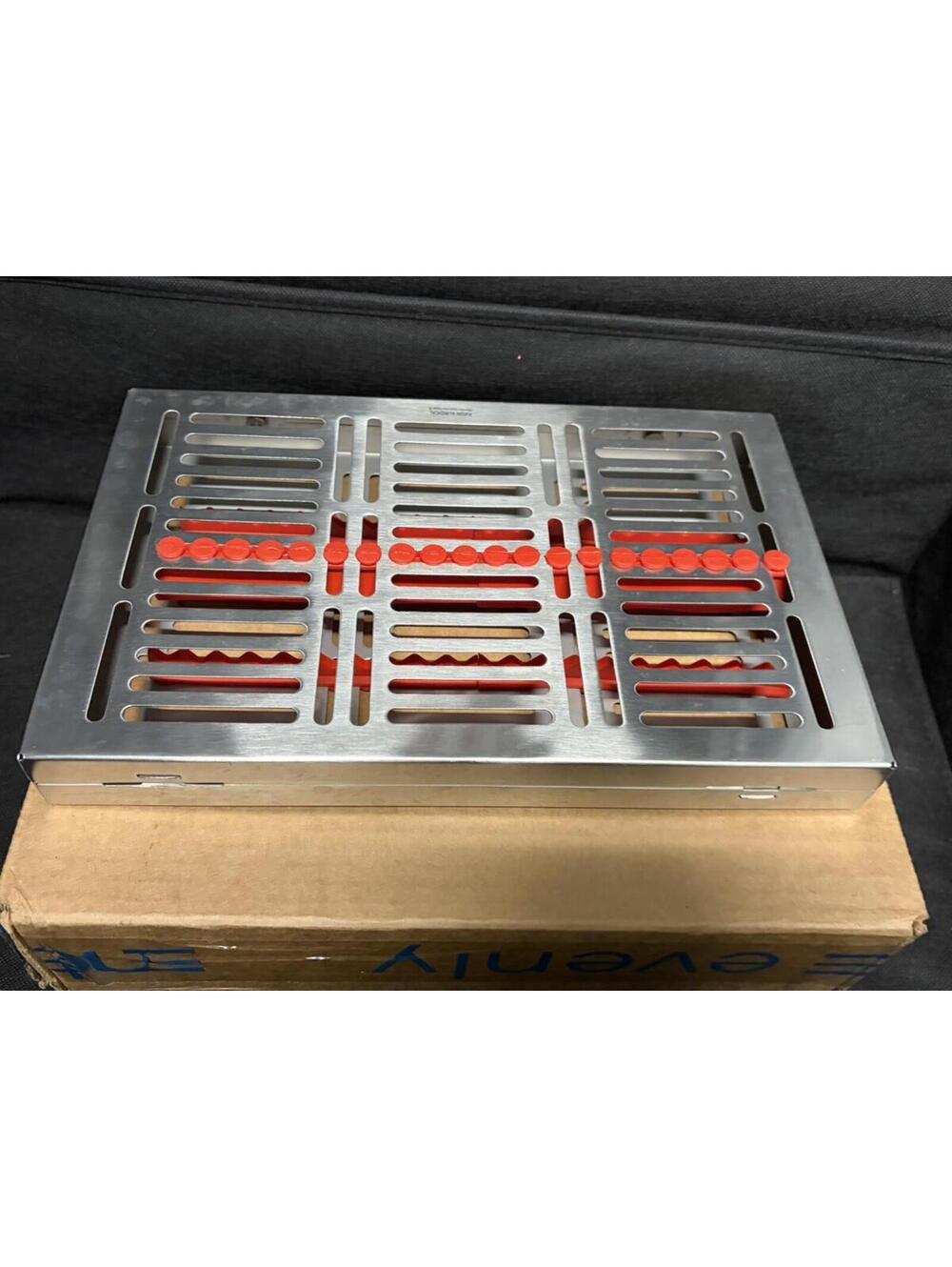 GERMAN DENTAL SURGICAL AUTOCLAVE STERILIZATION CASSETTES  FOR 20 INSTRUMENTS